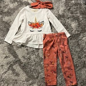 Btween Floral Unicorn Set